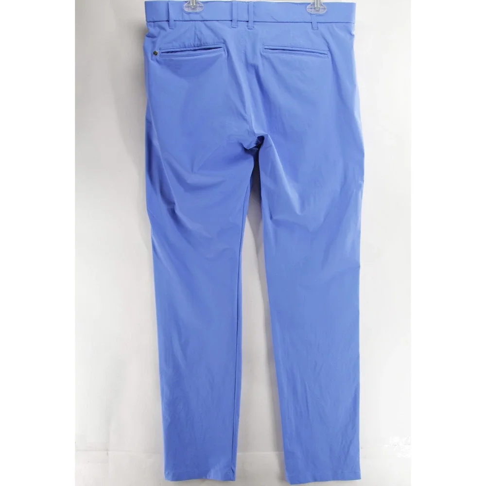 Greyson Men's 34x32 Blue Golf Performance Pants Stretch Athletic Elastane Blend